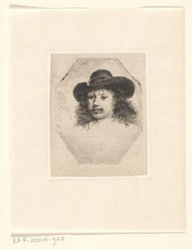 Young man with a wide-brimmed hat