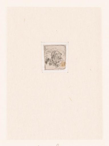 Bust of a Man with a Feathered Cap