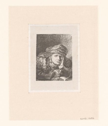 Old woman sleeping