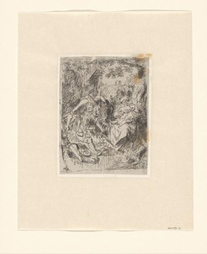 The rest on the flight into Egypt