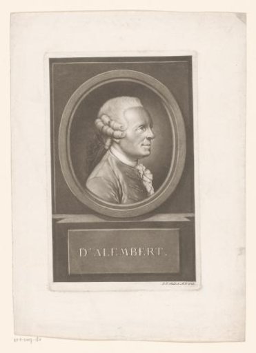 Portrait of Jean Le Rond d'Alembert