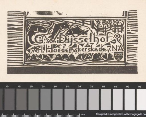 Business Card of Gerrit Willem Dijsselhof