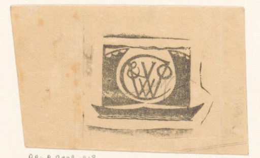 Ex libris for E.J. van Wisselingh & Co