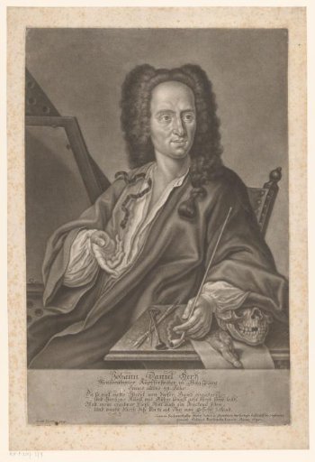 Portrait of Johann Daniel Herz at the age of 49