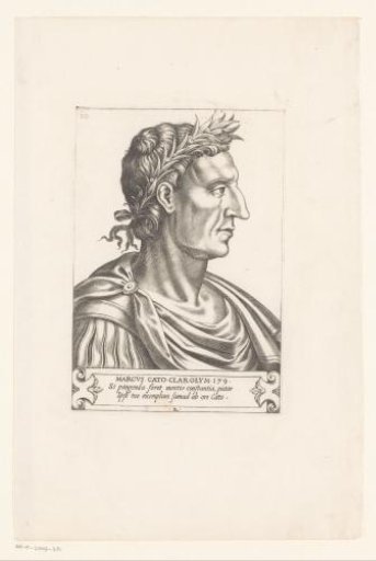 Portrait of Marcus Porcius Cato Uticensis Minor