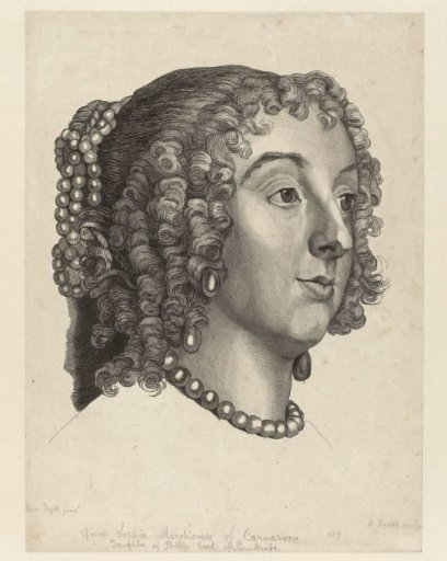 Portrait of Anna Sophia of Carnarvon