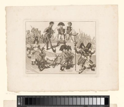 Satirical print on Napoleon
