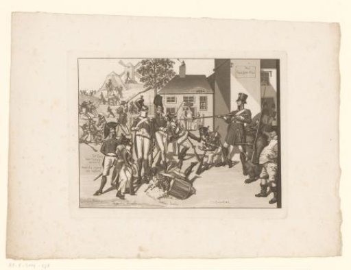 Satirical print on Napoleon