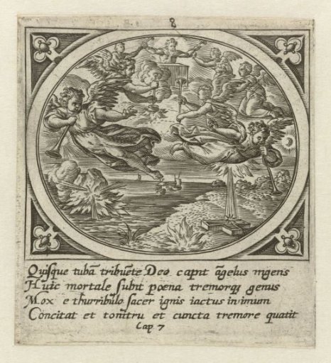 Seven angels receive trumpets