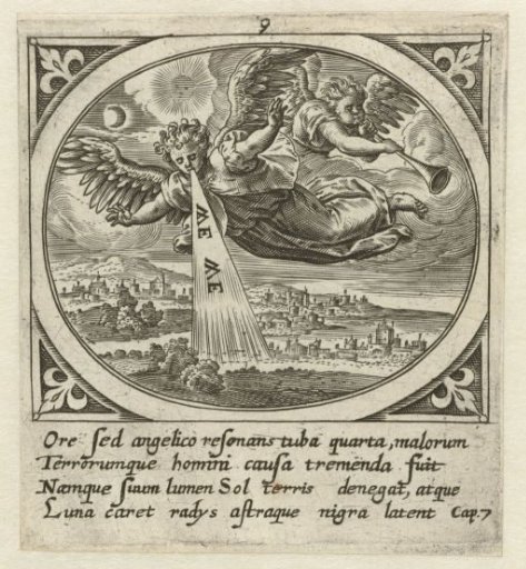 Fourth angel blows the trumpet