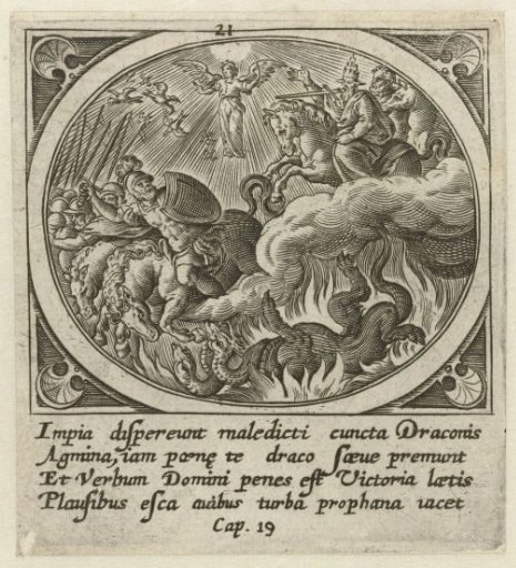 Battle between the heavenly and earthly armies