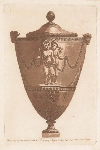 Antique Vase with Putti