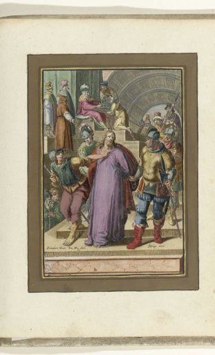 Christ led away before Pilate