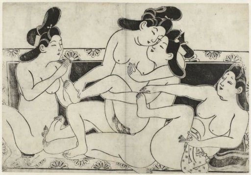 Erotic scene