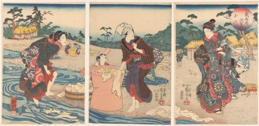 The Chofu Tama River in the Province of Musashi