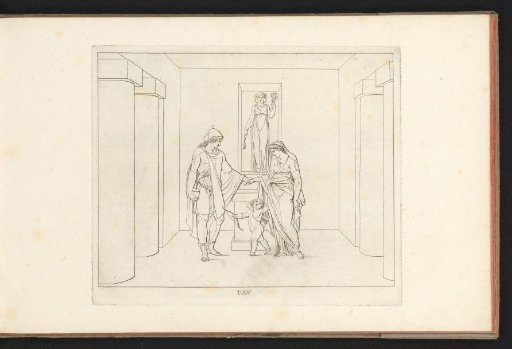 Jason and Medea at the altar of Hecate
