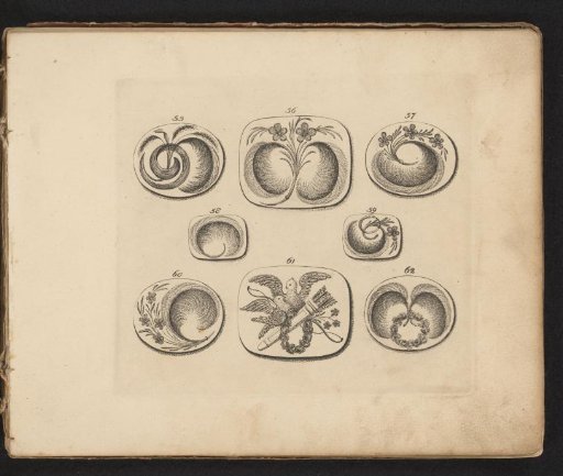 Eight Examples of Hair Medallions and Mourning Jewelry