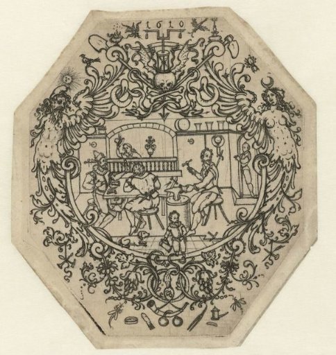 Workshop of a goldsmith