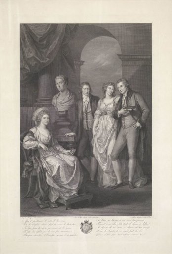 Portrait of Princess Ekatarina Petrovna Bariatinsky and her Family