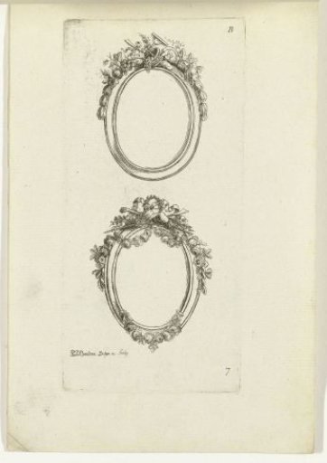 Two Oval Frames