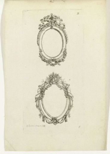 Two Oval Frames