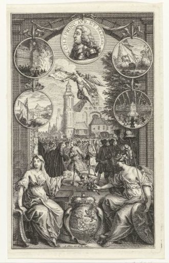 Allegory on the elevation of William IV to stadtholder, 1747