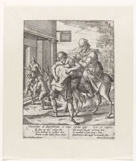 The Good Samaritan Delivers the Wounded Traveler to the Inn