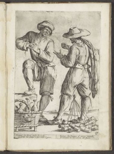 Seller of Anise Liqueur and Seller of Matches
