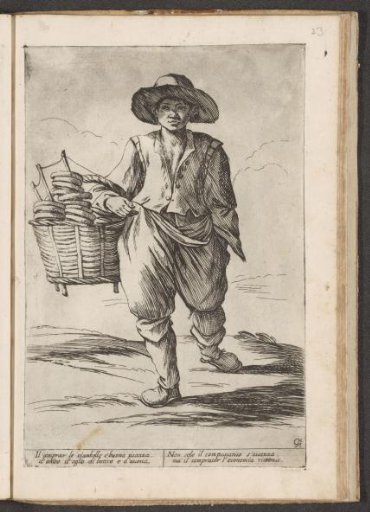 Seller of ciambelles