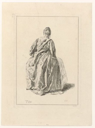 Seated Woman Seen from Behind