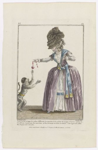 Gallery of French Fashions and Costumes, 1780, dd 164: Another Levite (...)