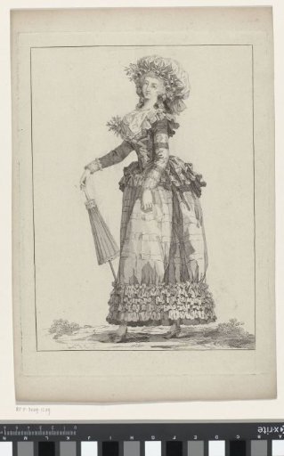 Gallery of French Fashions and Costumes, 1786, eee 308: The Charming Lisett (...)