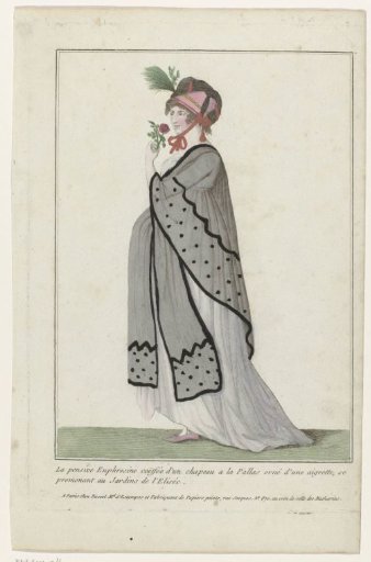 Collection Dedicated to Men's and Women's Fashions, 1783-1813, No. 170: The Pensive Euphrosin (...)