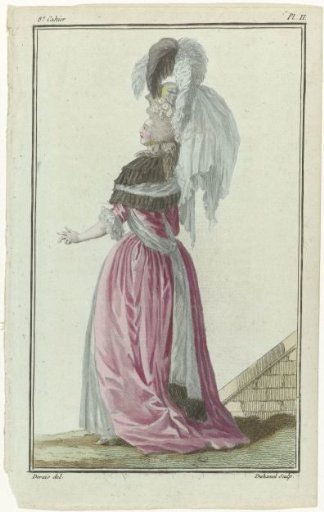 Cabinet des Modes or the New Fashions, 1 March 1786, Pl. II