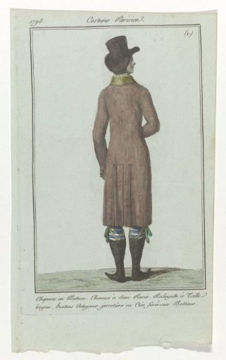 Journal des Dames et des Modes, Parisian Costume, 8 January 1798, (1): Boat-shaped hat (...)