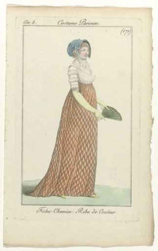 Journal des Dames et des Modes, Parisian Costume, 11 November 1799, Year 8 (171): Fichu-Chemis (...)