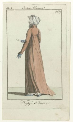 Journal des Dames et des Modes, Parisian Costume, 10 January 1800, Year 8 (186): Ordinary Negligé