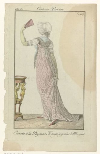 Journal des Dames et des Modes, Parisian Costume, 29 June 1800, Year 8 (226): Cornette à la Paysan (...)