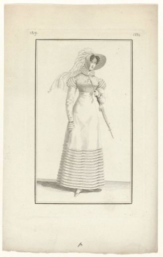 Journal des Dames et des Modes, Parisian Costume, 5 August 1819 (1834)