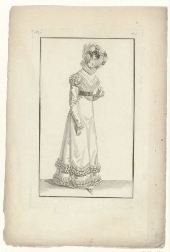 Journal des Dames et des Modes, Parisian Costume, 15 July 1820 (1914)