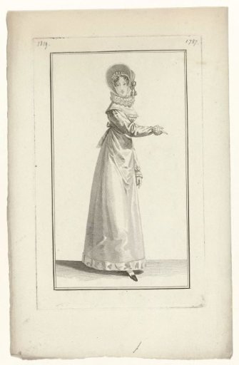 Journal des Dames et des Modes, Parisian Costume, 5 January 1819 (1787)