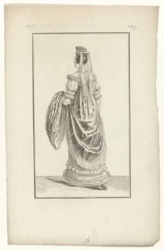 Journal des Dames et des Modes, Parisian Costume, 15 December 1817 (1697)
