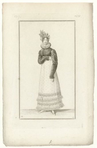 Journal des Dames et des Modes, Parisian Costume, 5 April 1817 (1638)