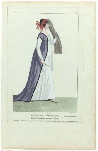 French Costume, No. 3: Turkish Gown