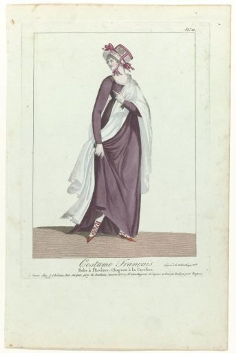 French Costume, then New Parisian Costume 1799-1810, No. 21: Slavery Dress (...)