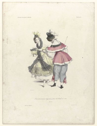 Journal des Gens du Monde, 1834, No. 3 and 4: Original Disguises (...)