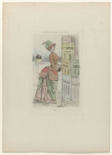 Les Modes Féminines du XIXe Siècle, 1875, Pl. 75