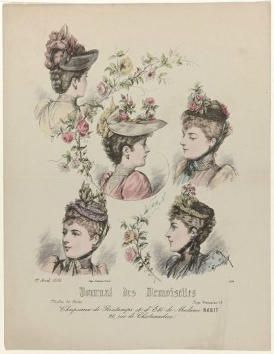 Journal des Demoiselles, 1 April 1892, No. 4879: Spring Hats (...)