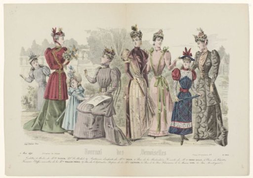Journal des Demoiselles, 1 May 1892, No. 4884: Toilettes and Fashion (...)