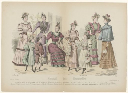Journal des Demoiselles, 1 May 1893, No. 4936: Toilettes and Fashion (...)